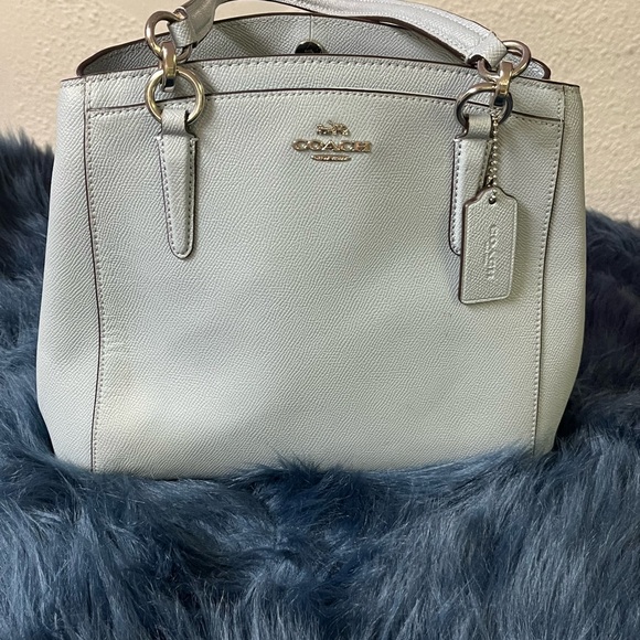 Coach Minetta Satchel in blue/ gray - Picture 3 of 8